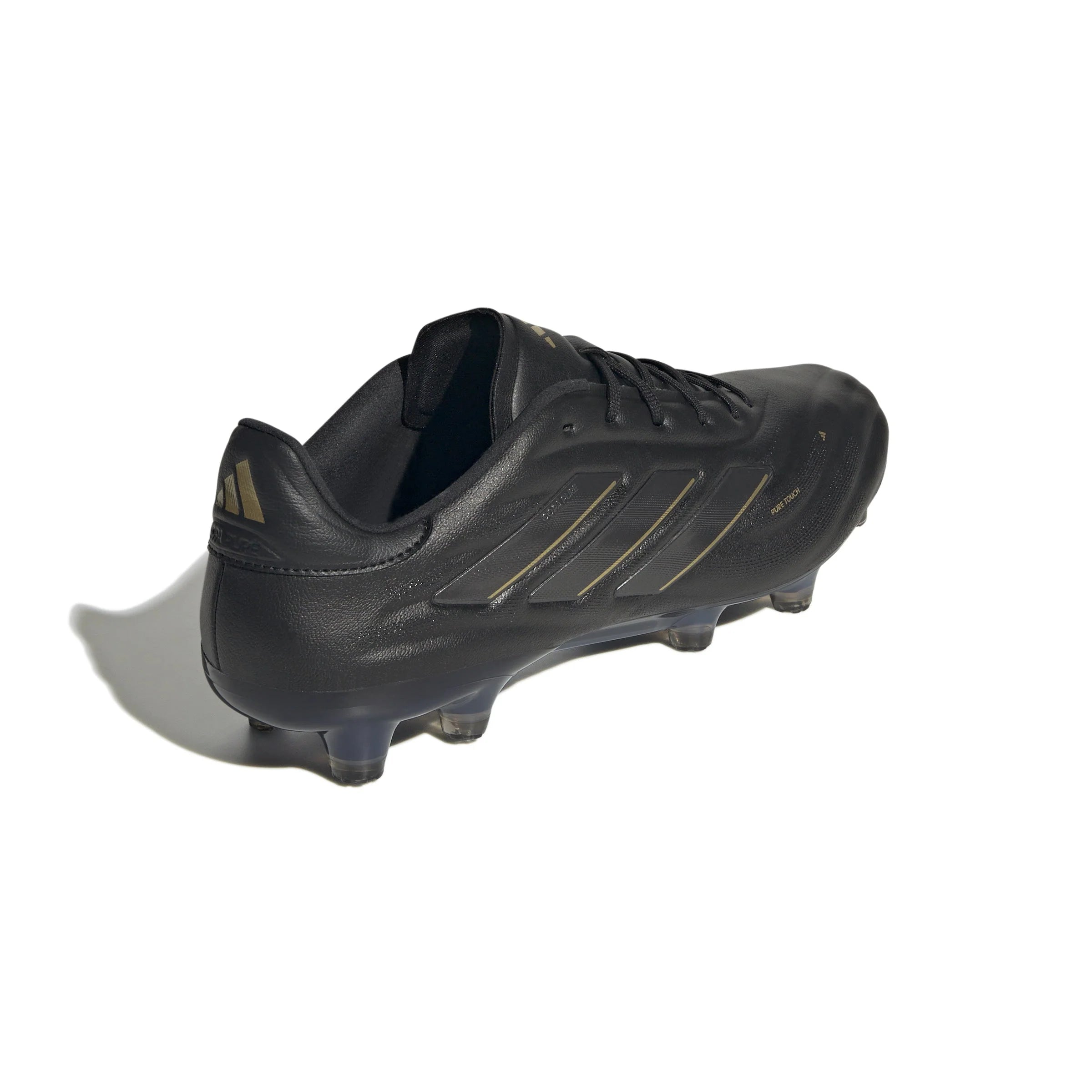 adidas Copa Pure 2 Elite FG Firm Ground Soccer Cleats Black Carbon Gold Metallic
