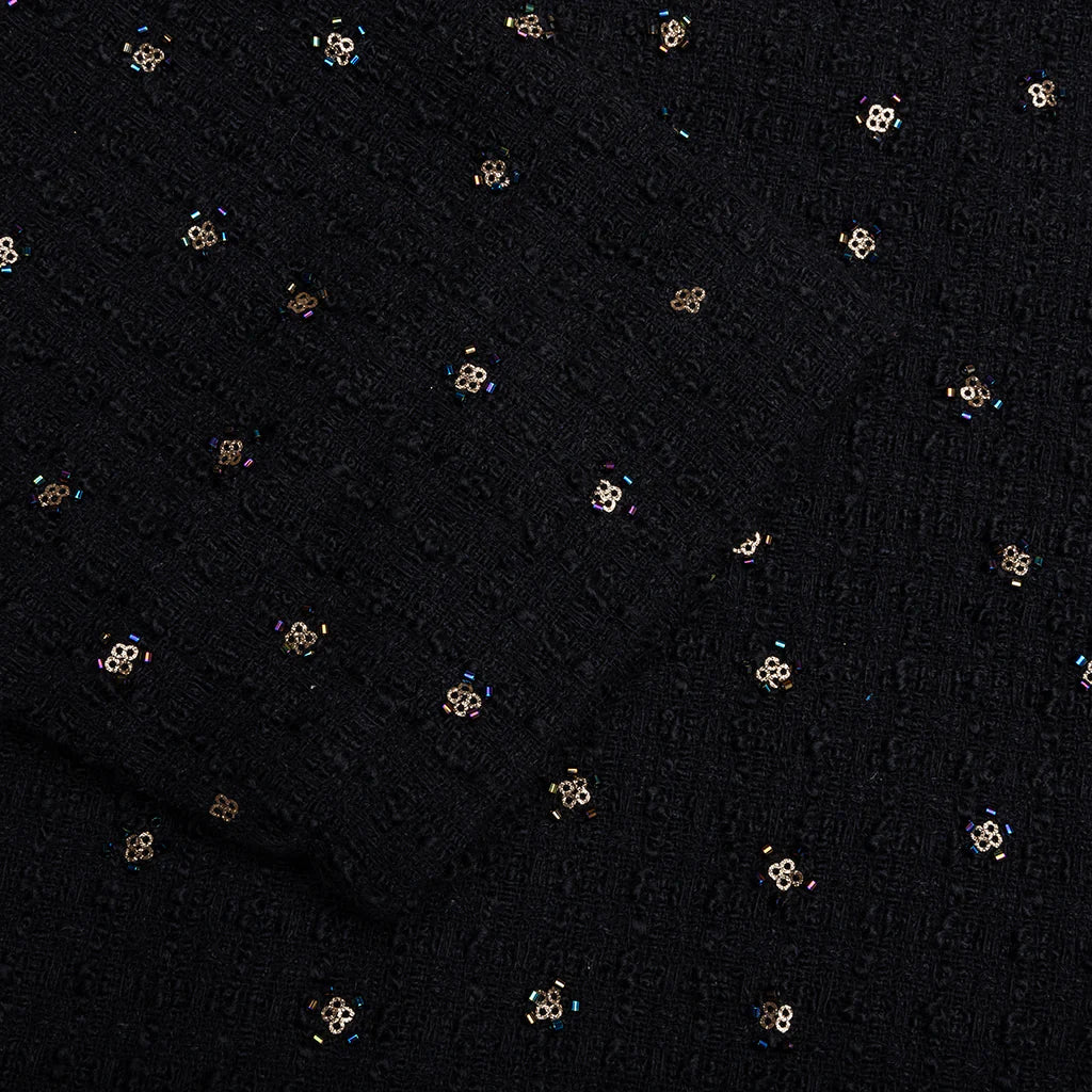 Beaded Cardigan Black
