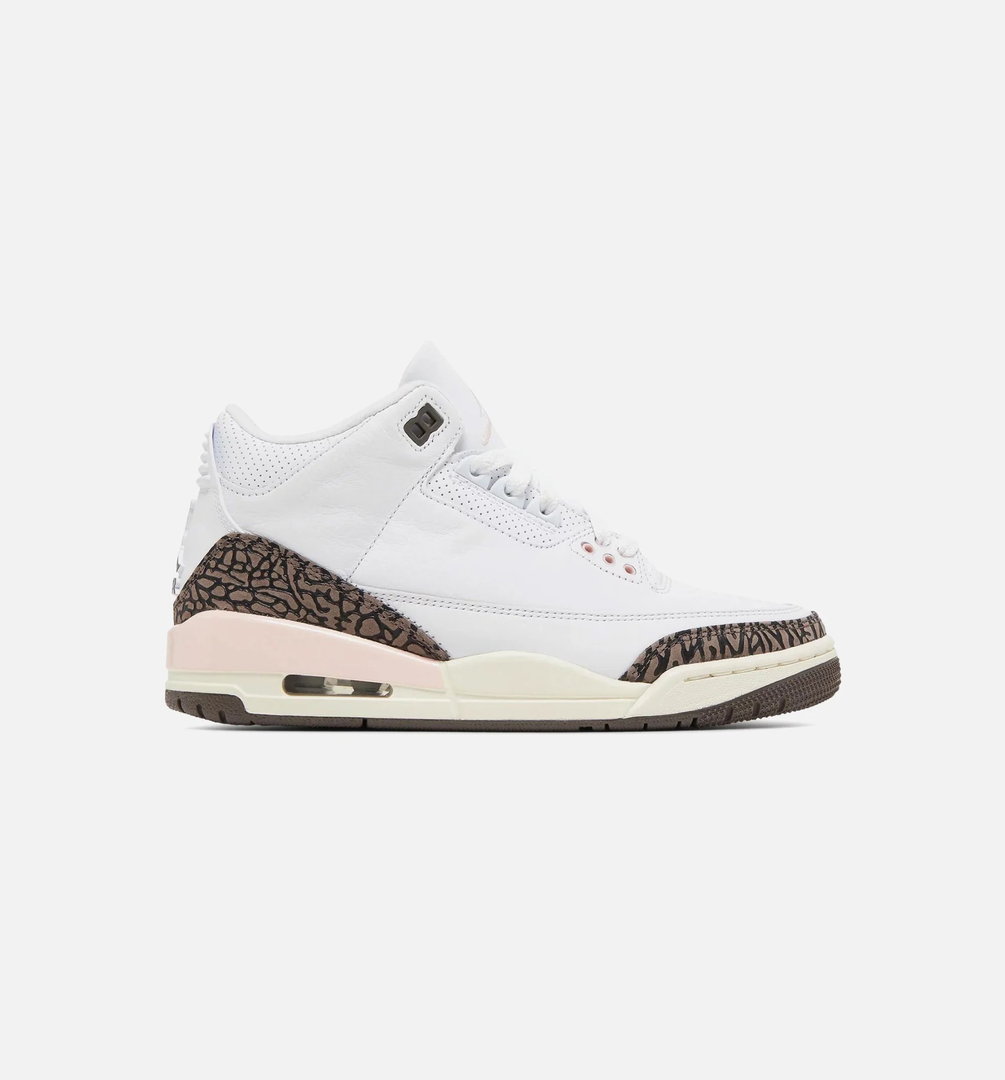 Air Jordan 3 Neapolitan Womens Lifestyle Shoes White Dark Mocha Atmosphere