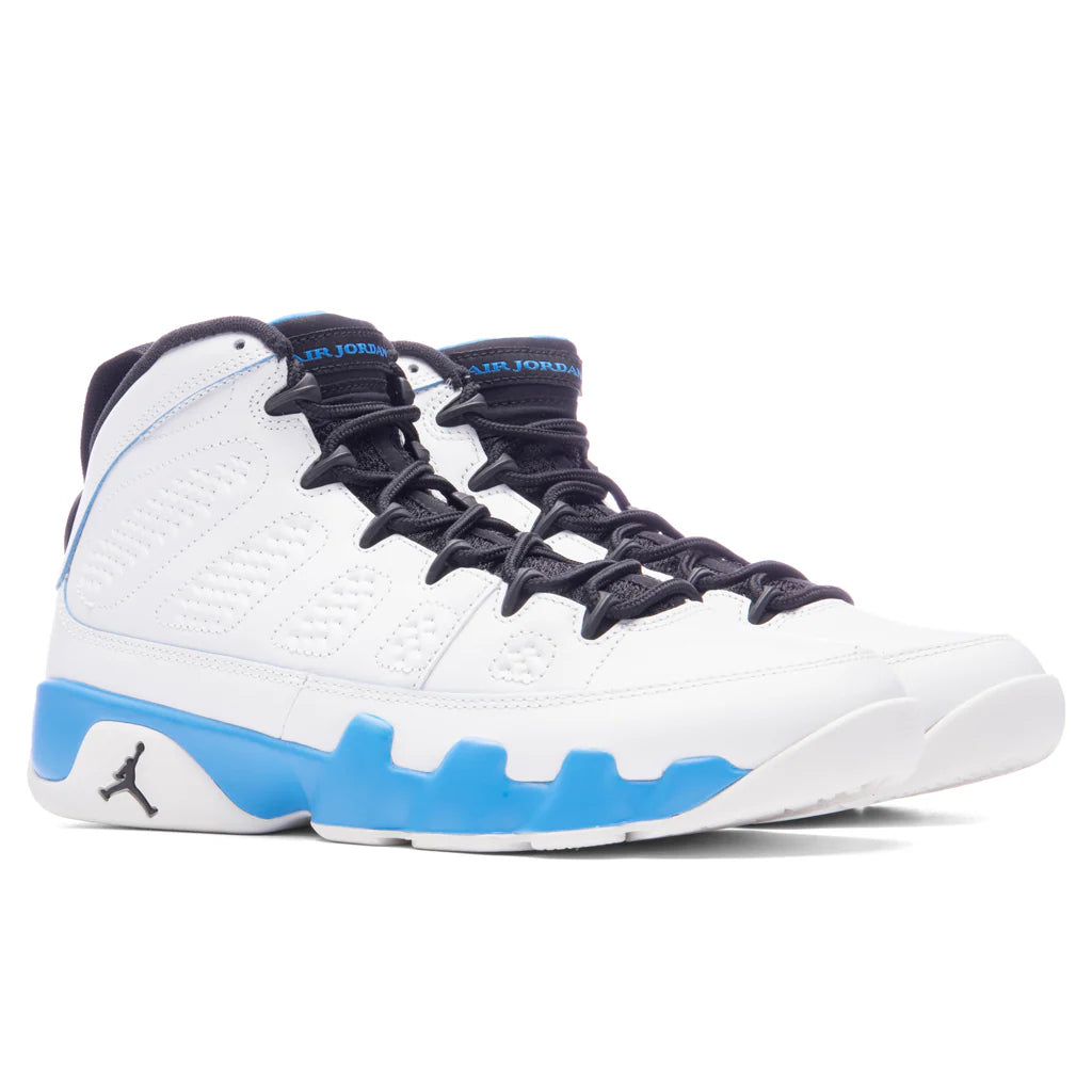Air Jordan 9 Retro Powder Blue Summit White Black Dark Powder Blue