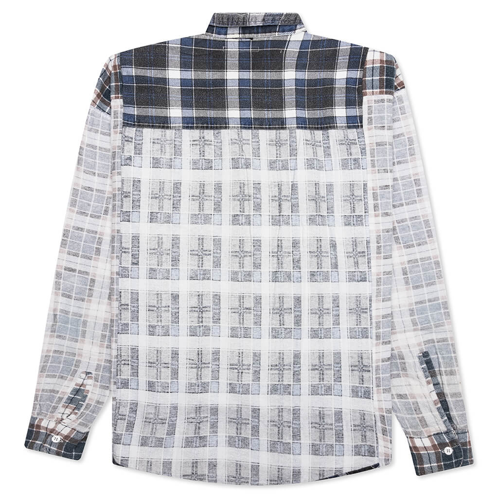 Ribbon Wide IO Flannel Shirt Assorted