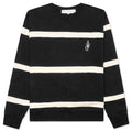 Stripe Sweatshirt Black Natural