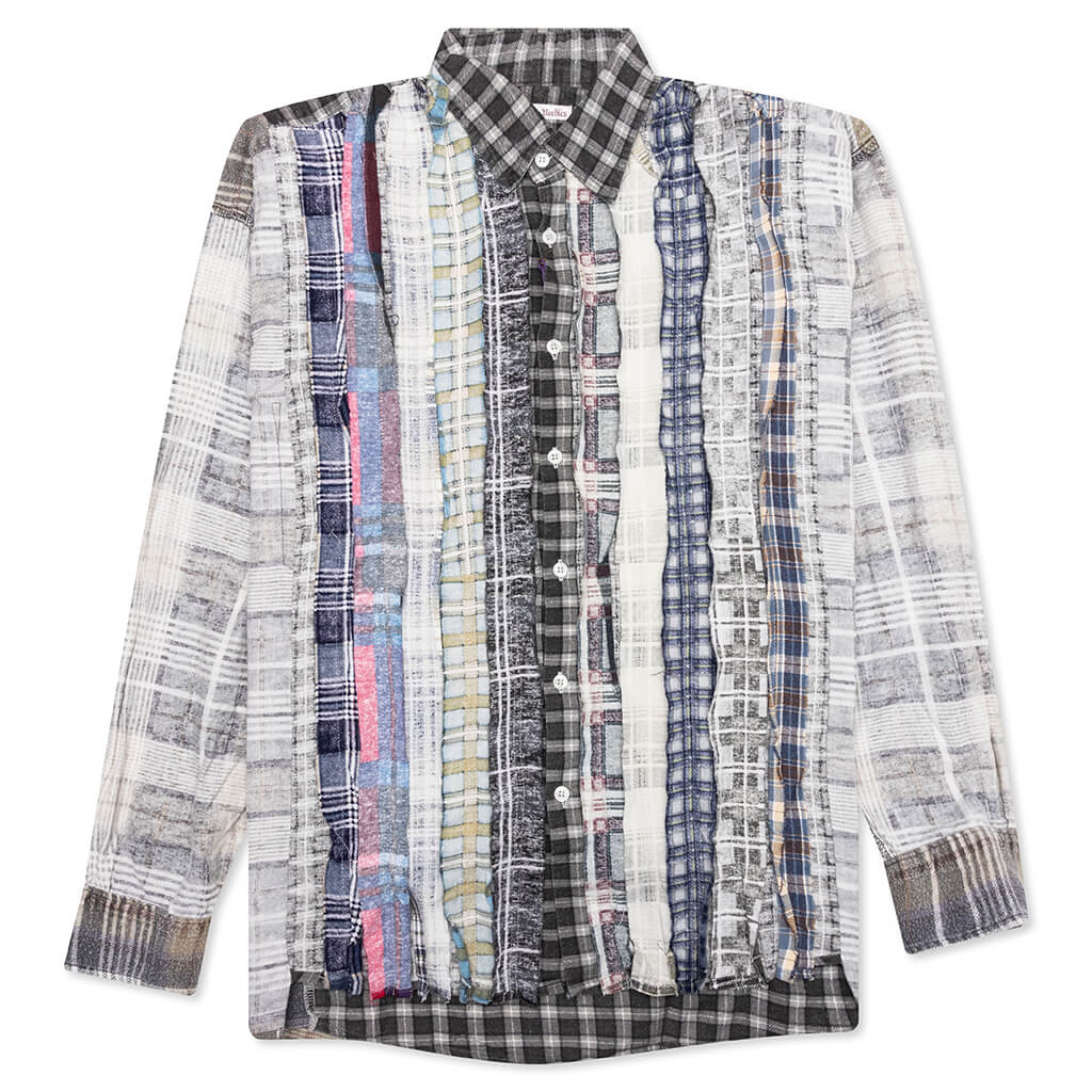 Ribbon Wide IO Flannel Shirt Assorted
