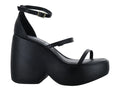 Sandalias Plataforma Moleca Negro para Mujer