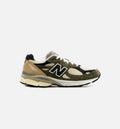 MADE in USA 990v3 Mens Lifestyle Shoe Olive Green White