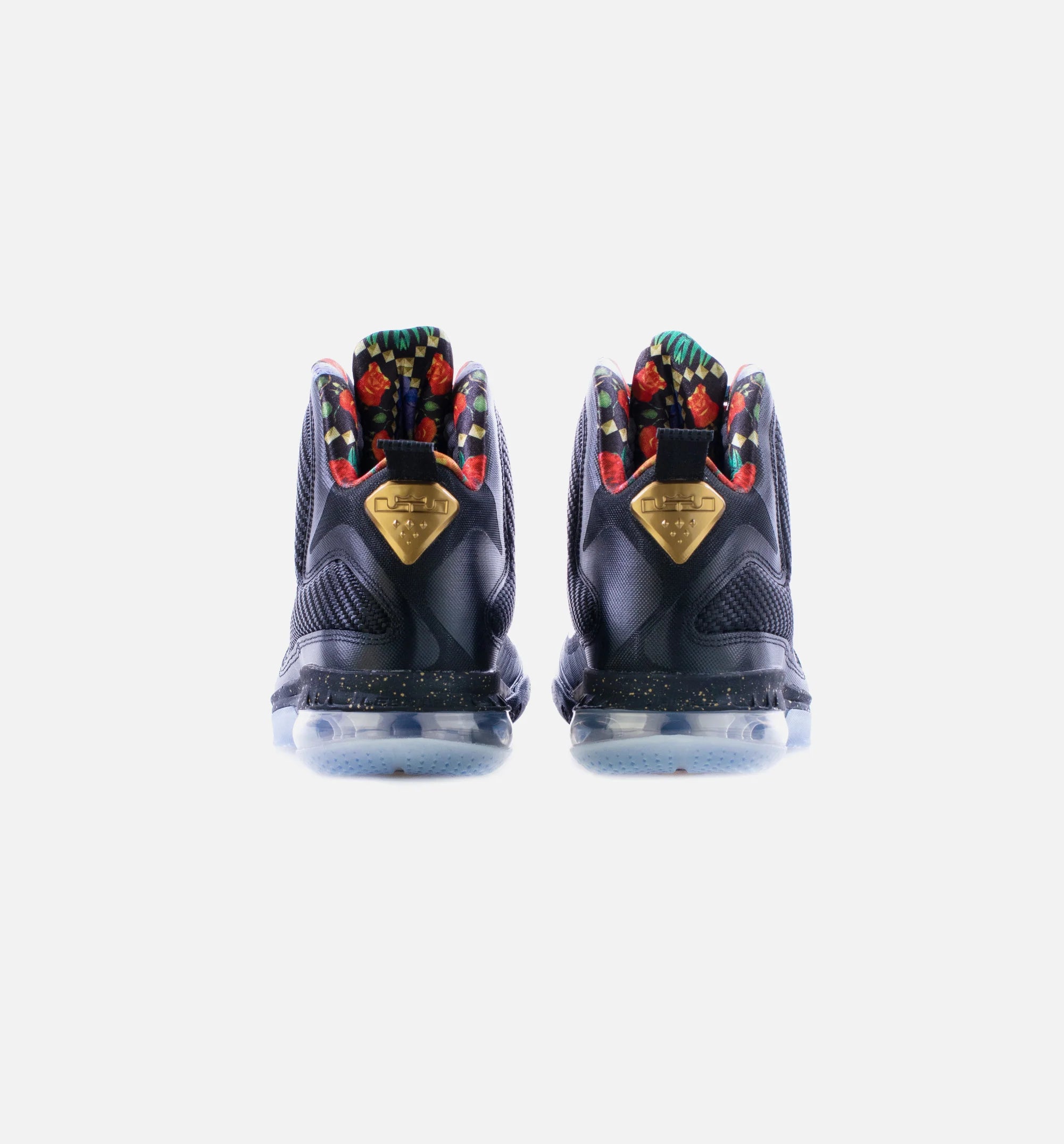 LeBron 9 Watch The Throne Mens Basketball Shoe Black Metallic Gold