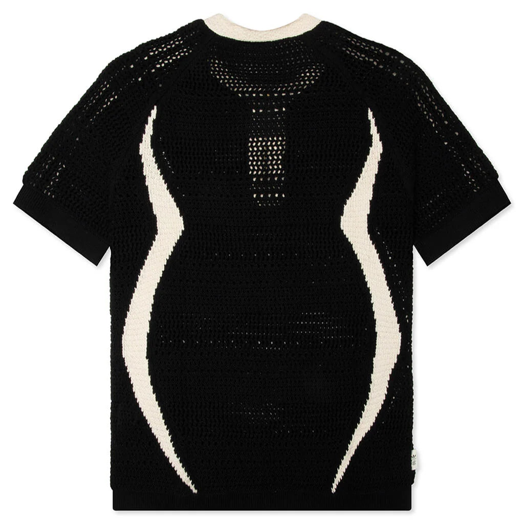 adidas Originals x CLOT by Edison Chen Knit Jersey Black Wonder White