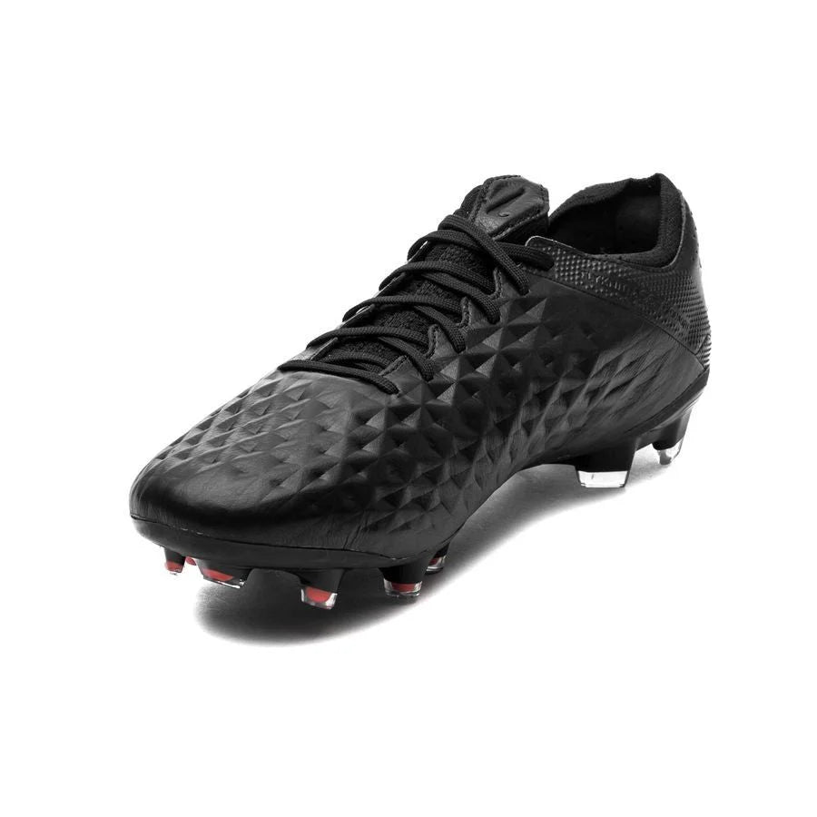 Nike Legend 8 Elite FG Firm Ground Soccer Cleats Black Grey Red