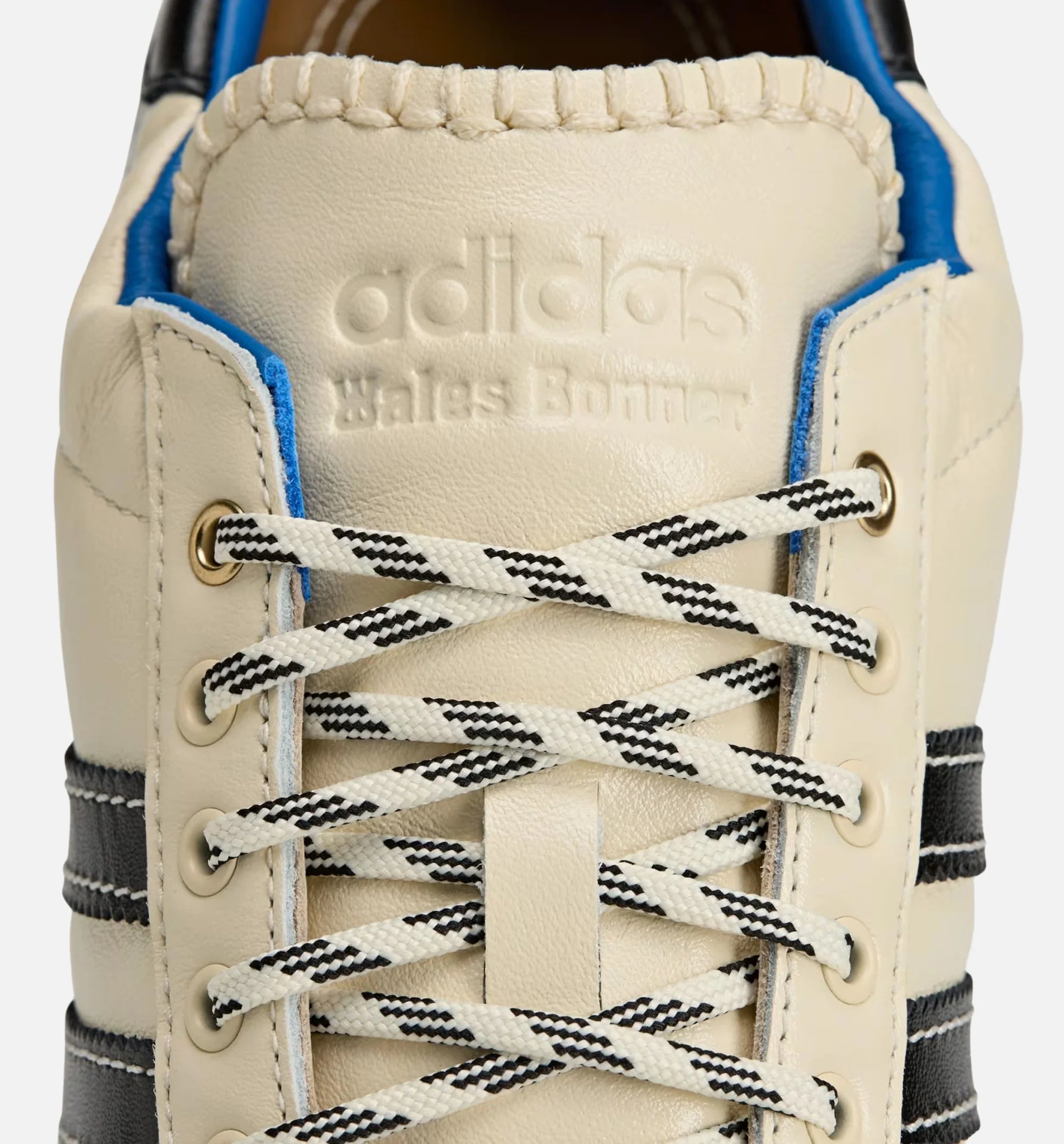 Wales Bonner x Karinatha OG Mens Lifestyle Shoe Wonder White Core Black Lush Blue