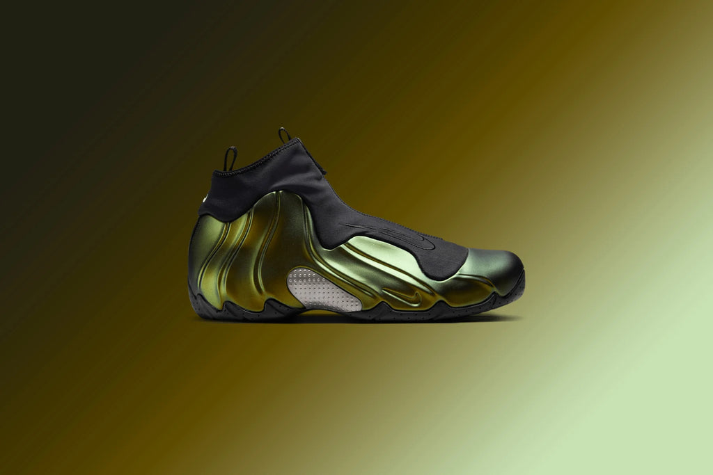 Air Flightposite QS Metallic Gold Black Metallic Silver