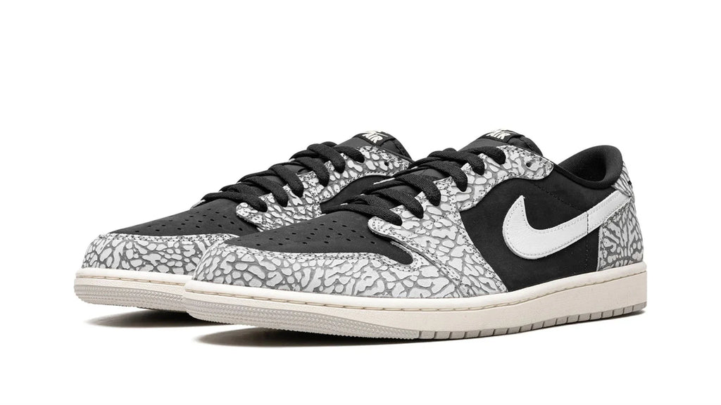 Air Jordan 1 Low Black Elephant