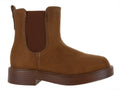 Botines VAVITO de Gamuza Color Camel para Niña