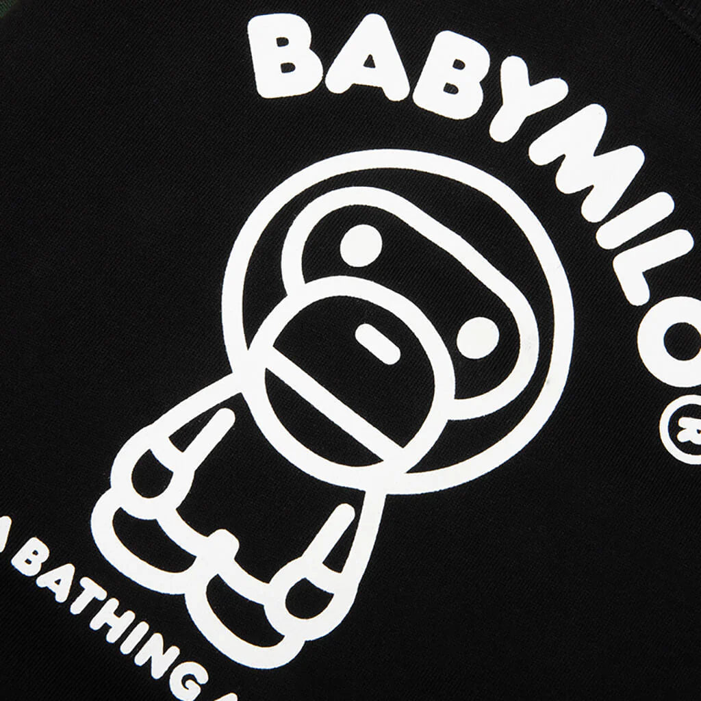 Kids 3D Milo All Friends Crewneck Sweatshirt Black