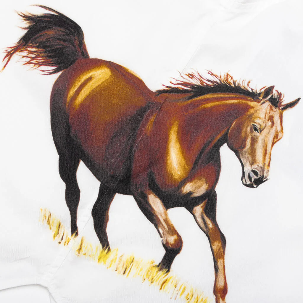 I Never Believed In Much But I Believe In You Camp Shirt Ivory