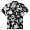 Graphic Aloha Shirt Black