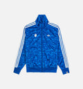 Bape x Adidas All Over Print Track Mens Jacket Blue