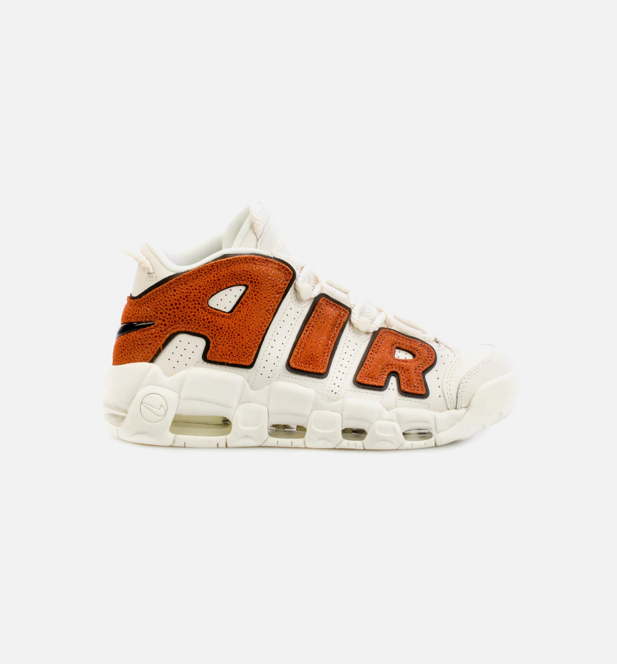 Air More Uptempo Womens Basketball Shoe Beige Orange