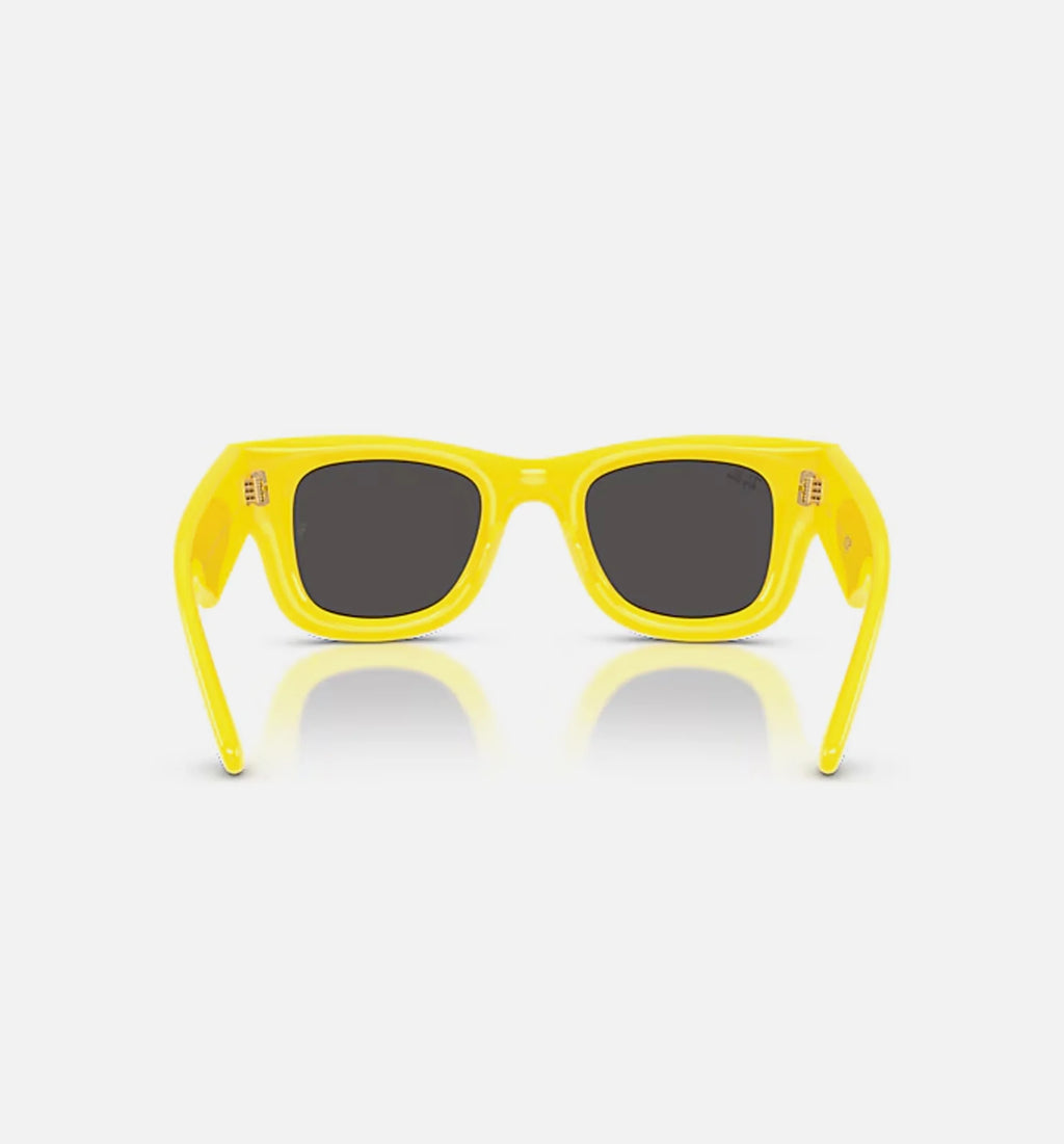 The Wayfarer Puffer by AAP Rocky Mens Sunglasses Yellow