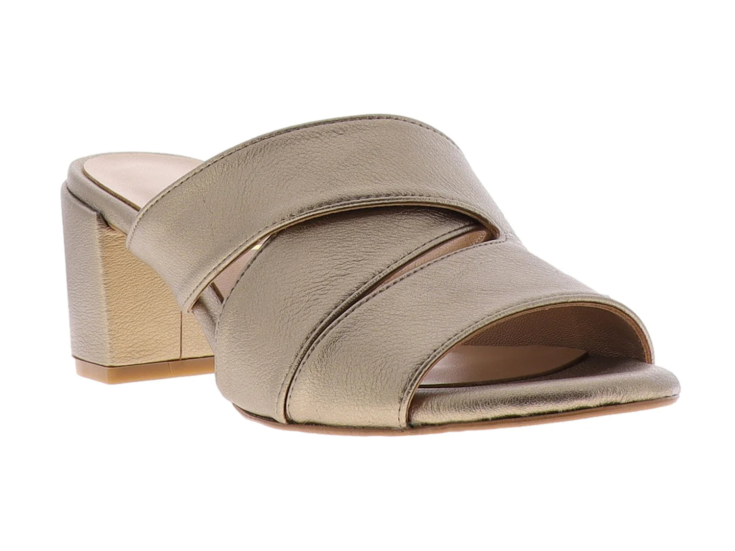 Sandalias de Tacón Antonie Dorado para Mujer