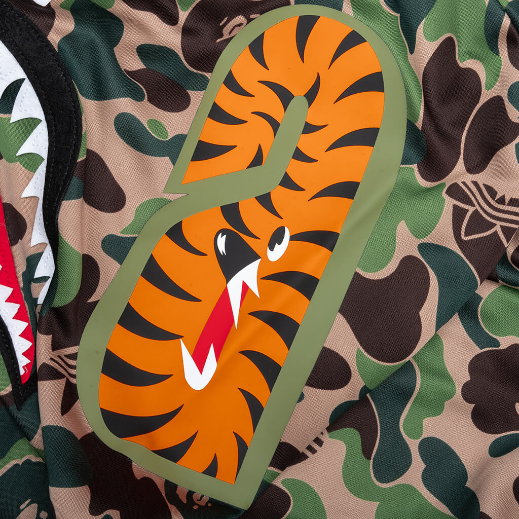 Adidas x BAPE Shark Track Hoodie Crew Green