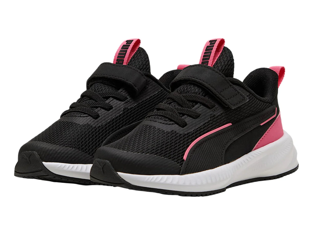 Tenis PUMA Flyer 3 AC PS Negro y Rosa para Niña