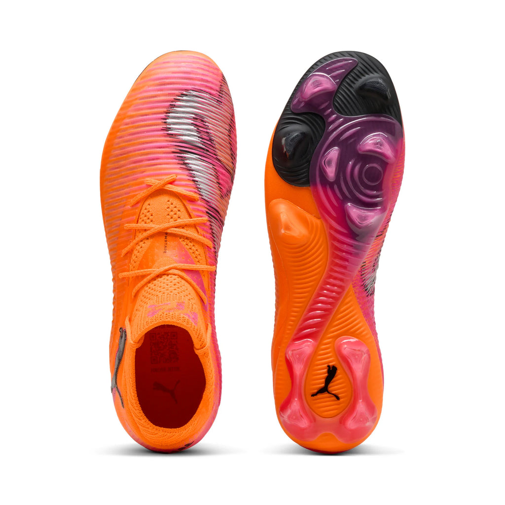PUMA Future 8 Ultimate FG Mens Soccer Cleats Orange Black