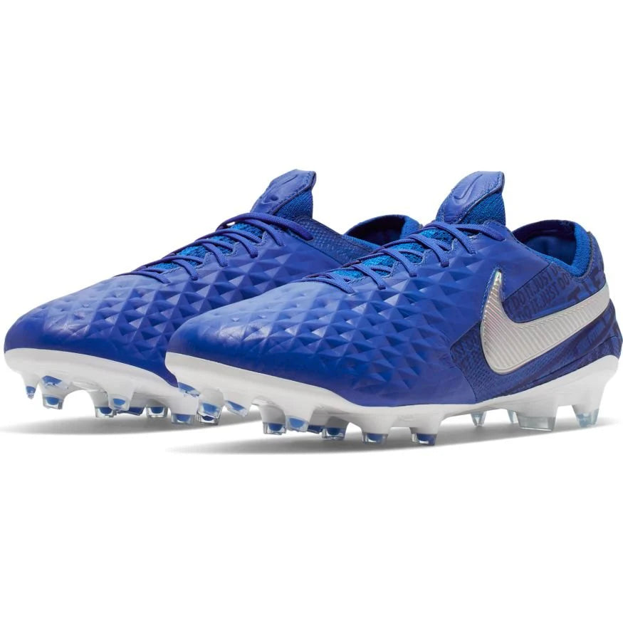 Nike Legend 8 Elite FG Firm Ground Soccer Cleats Hyper Royal White