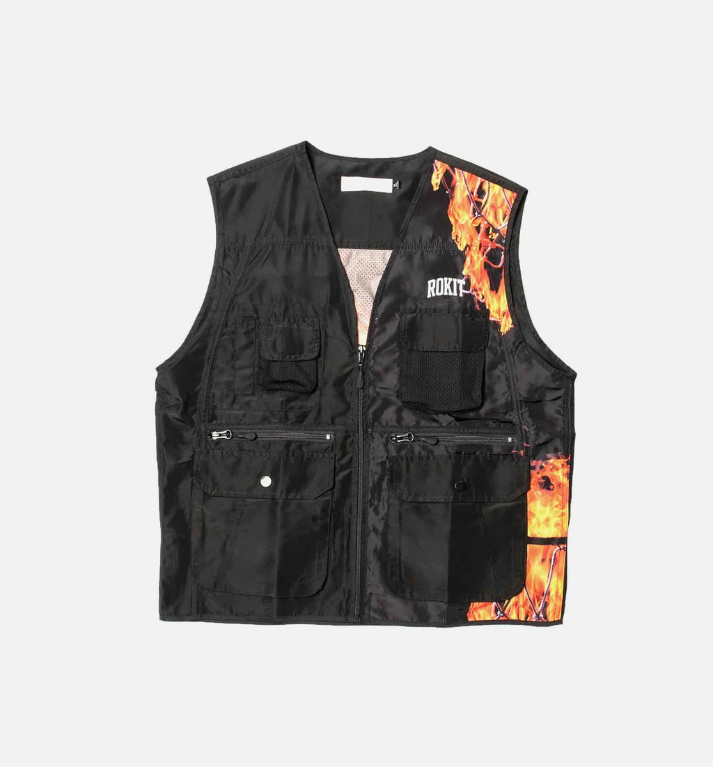 Sublime Utility Mens Vest Black