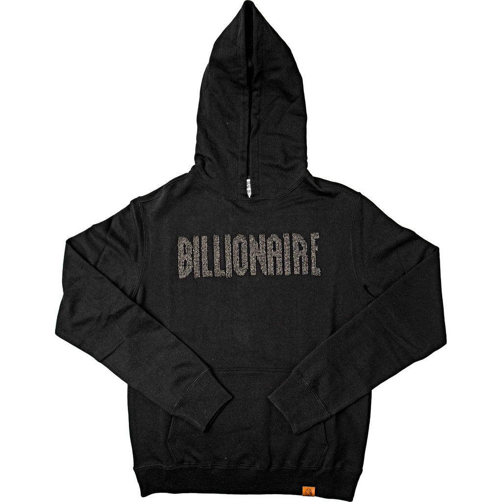 Weave Hoodie Mens Hoodie Black