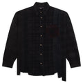 Over Dye 7 Cuts Shirt Black