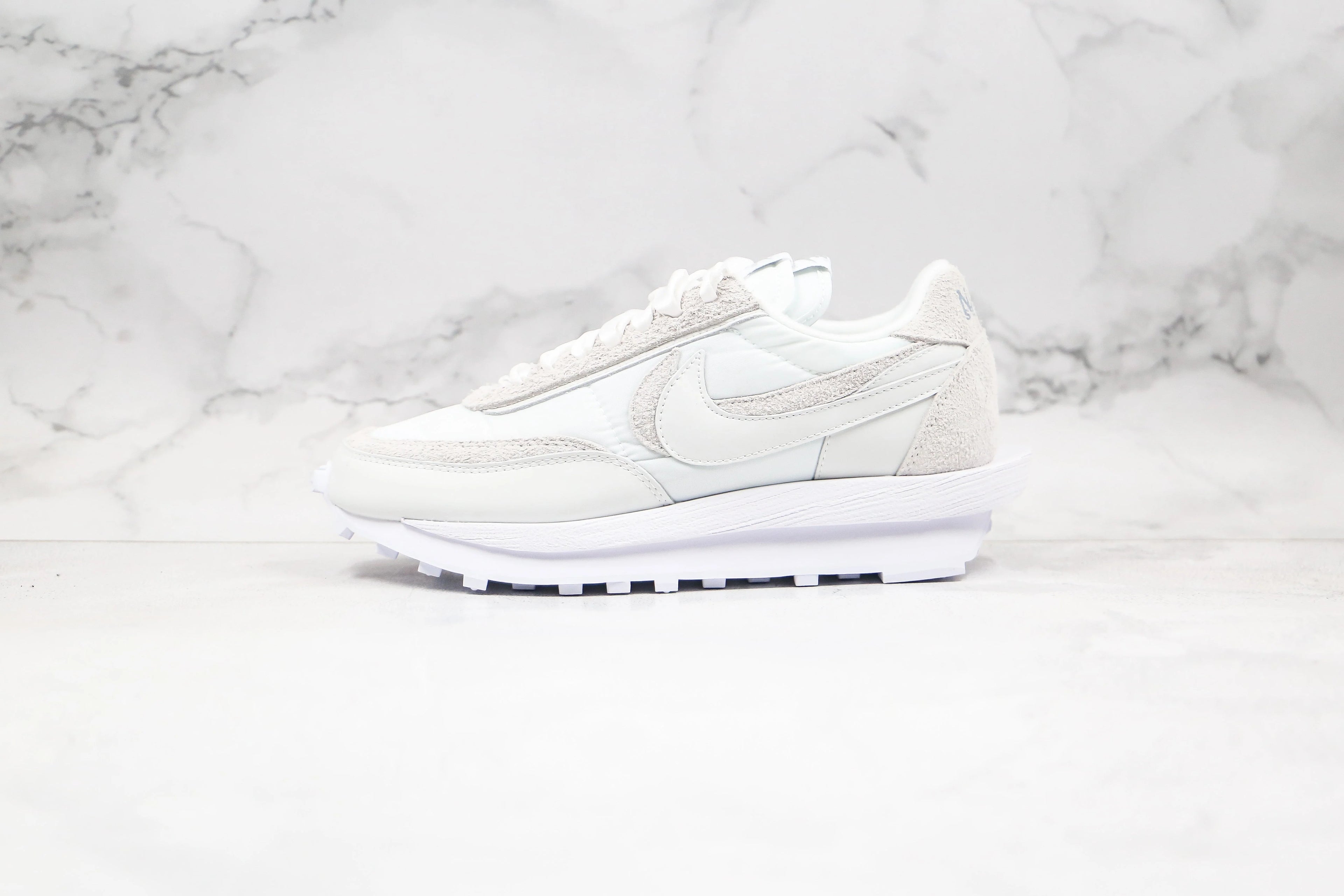 Nike Waffle Sacai White Nylon