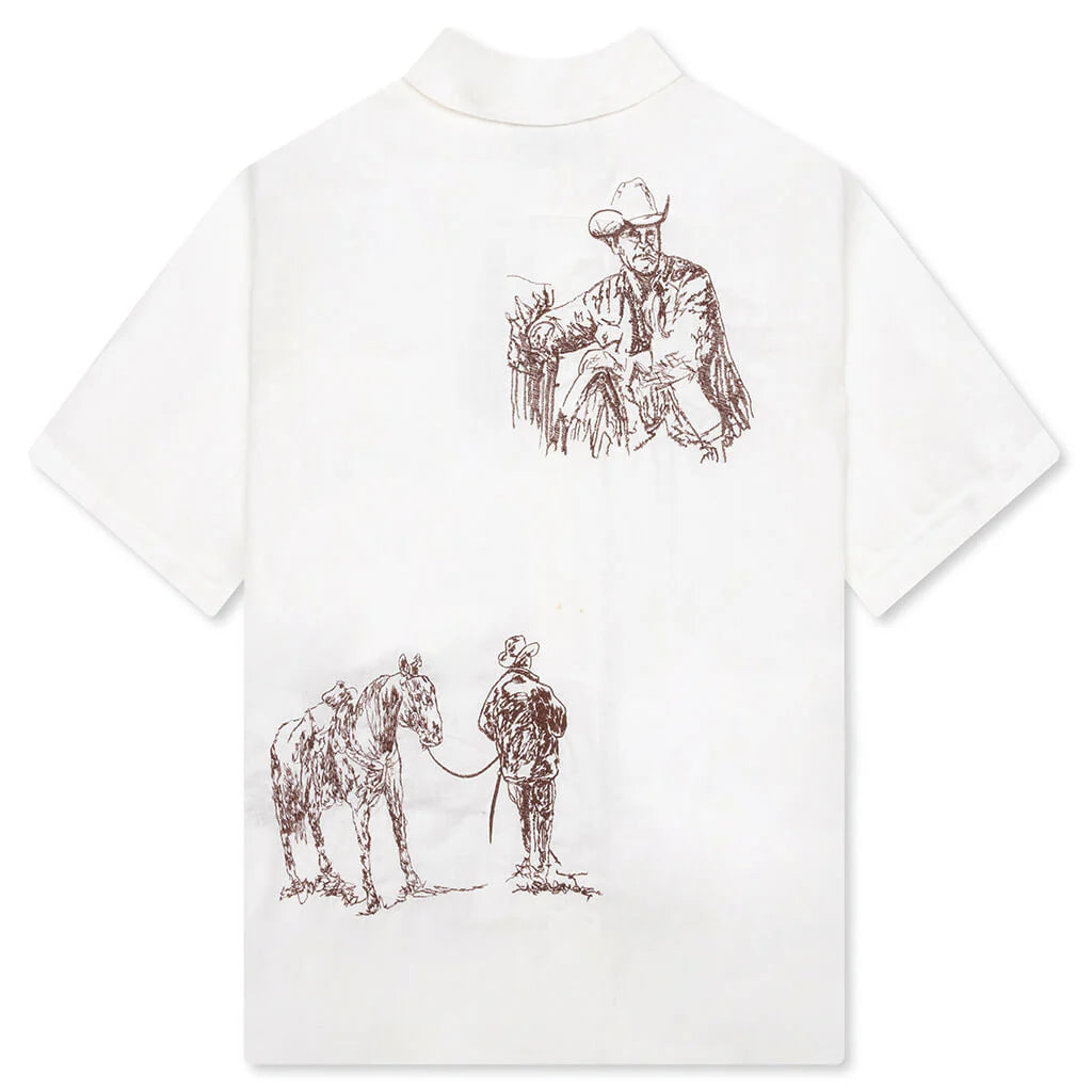 Remember Me Camp Shirt Ivory