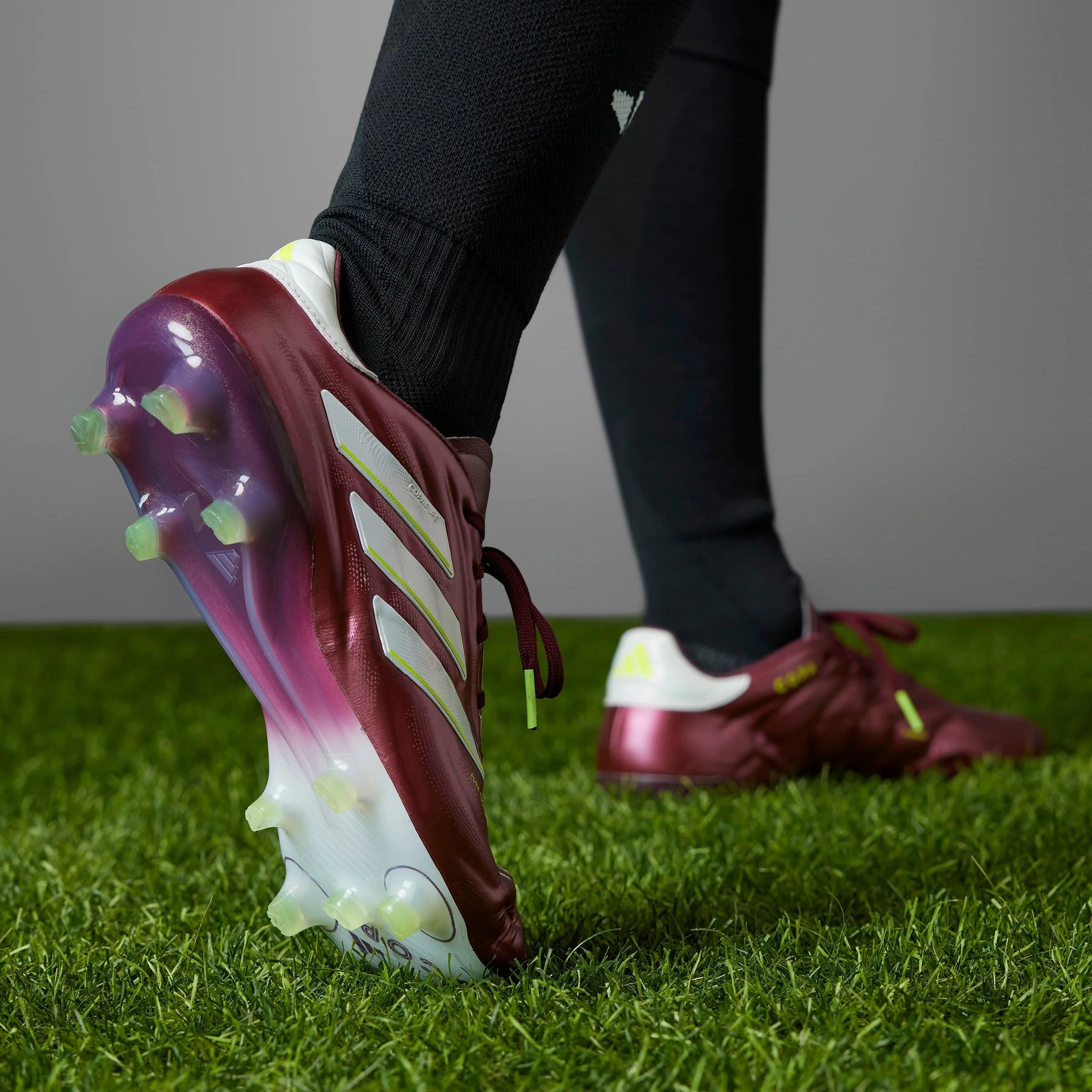 adidas Copa Pure 2 Elite FG Firm Ground Soccer Cleats Shadow Red White Solar Yellow