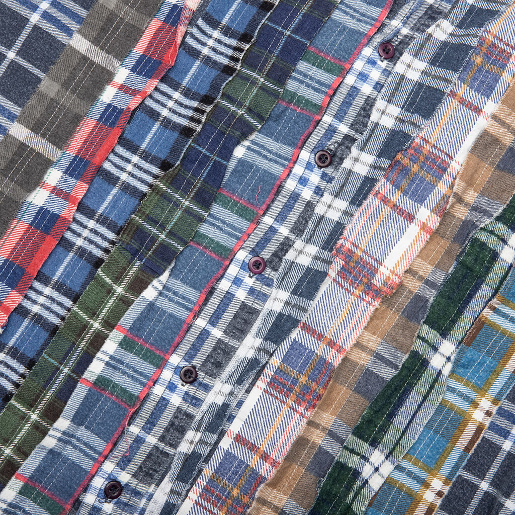 Ribbon Flannel Shirt Assorted