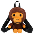 Kids Baby Milo Big Plush Doll Daypack Brown