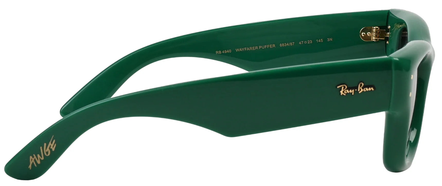 RAY BAN AAP ROCKY COLLECTION WAYFARER PUFFER GREEN