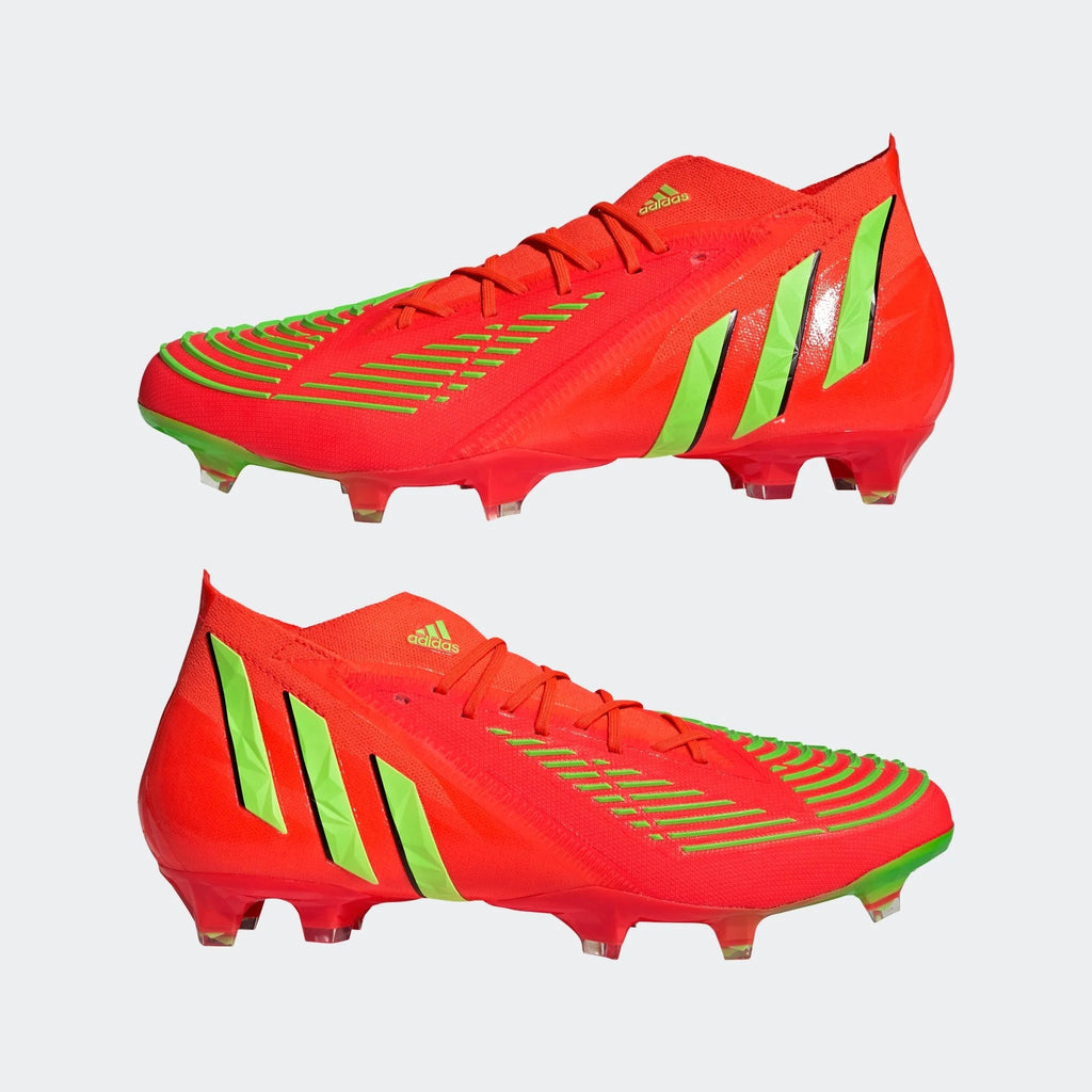 adidas Predator Edge1 FG Firm Ground Boots Solar Red Solar Green Black