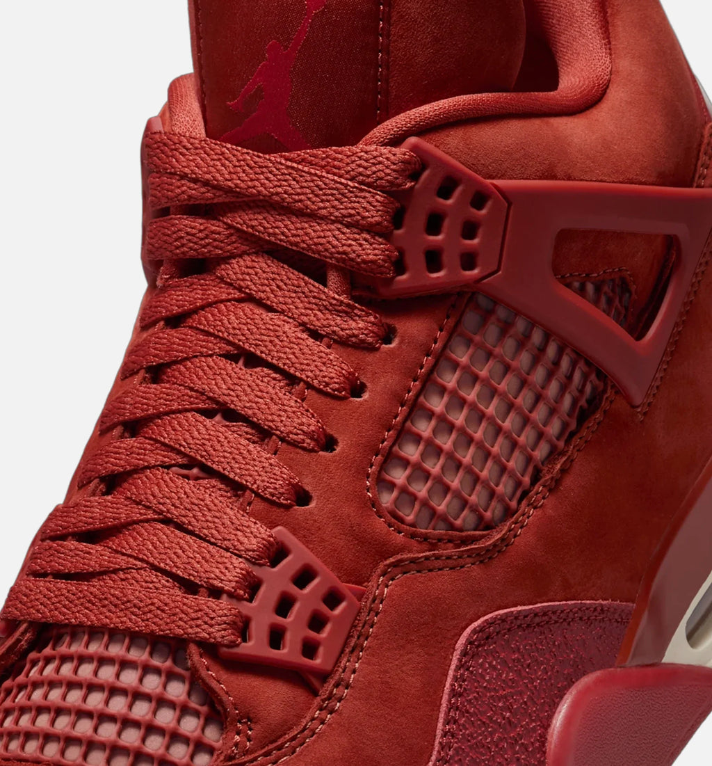 Nigel Sylvester x Air Jordan 4 Brick By Brick Mens Lifestyle Shoe Firewood Orange Sail Cinnabar Limit One Per Customer