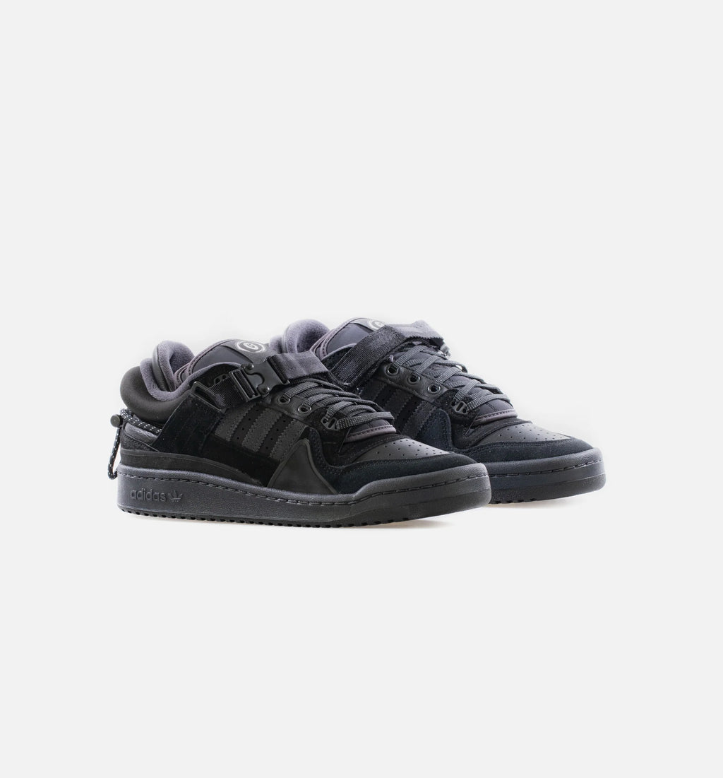 X Bad Bunny Forum Low Core Black Mens Lifestye Shoe Core Black Limit One Per Customer