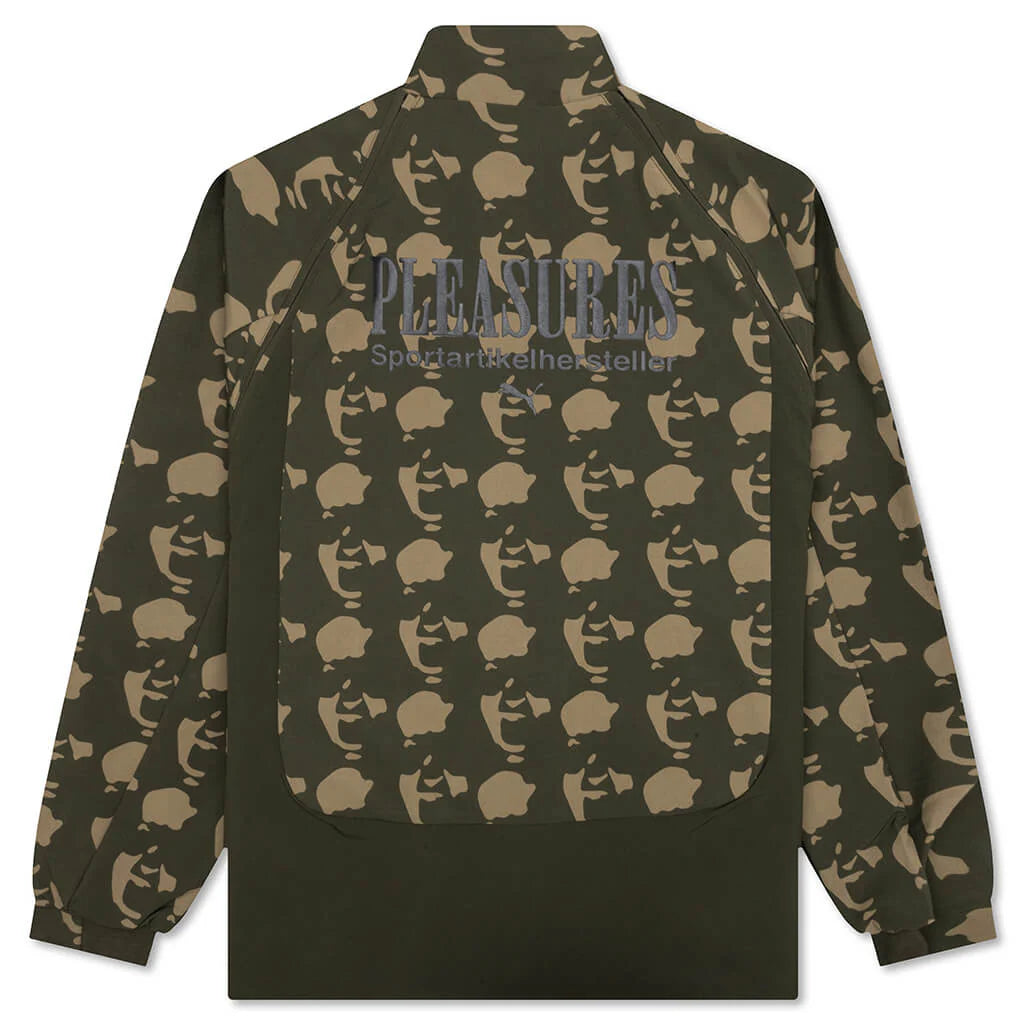 Puma x Pleasures Zip Off Jacket Chocolate Chip