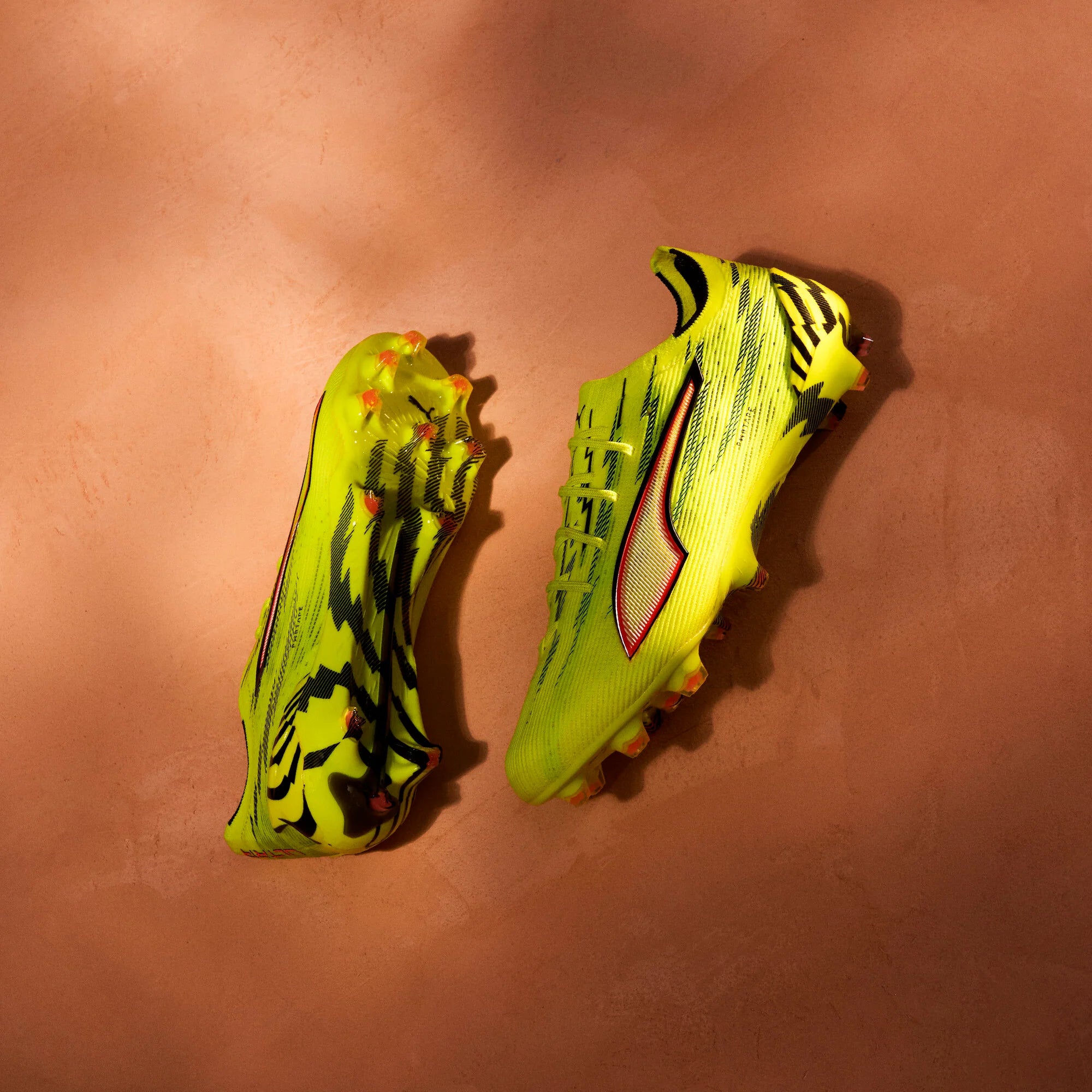 PUMA Ultra 6 Ultimate FG Firm Ground Mens Soccer Cleats Yellow Black Red