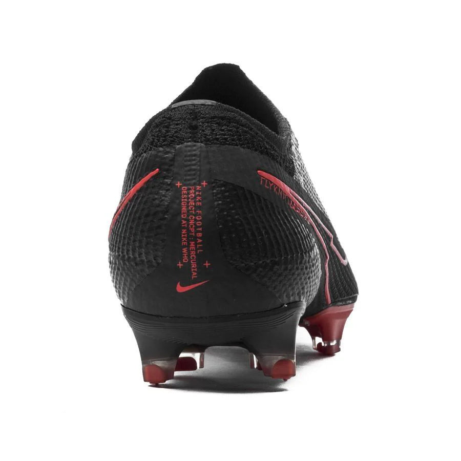 Nike Mercurial Vapor 13 Elite FG Firm Ground Mens Soccer Cleats Black Chile Red Dark Smoke Grey Chile Red