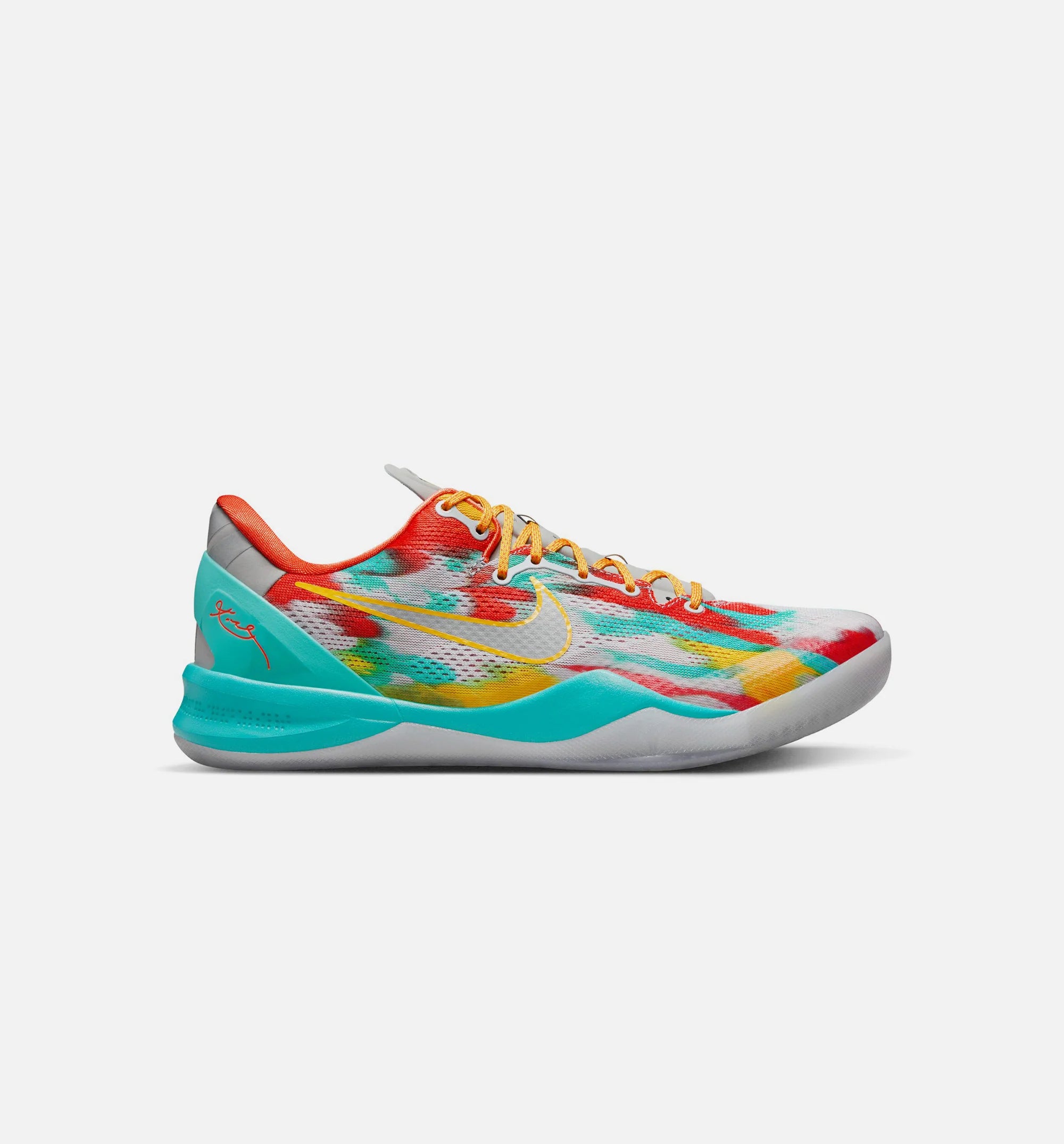 Kobe 8 Protro Venice Beach Mens Lifestyle Shoe Stadium Grey Metallic Silver Tour Yellow