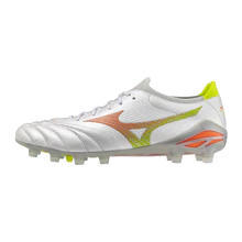 Mizuno Morelia Neo V Beta Elite FG Mens Soccer Cleats White Orange