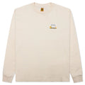 Wool Blended L S T Shirt White