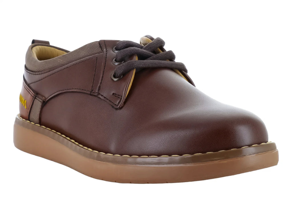 Zapatos Miniburbujas Rally Castaña para Niño