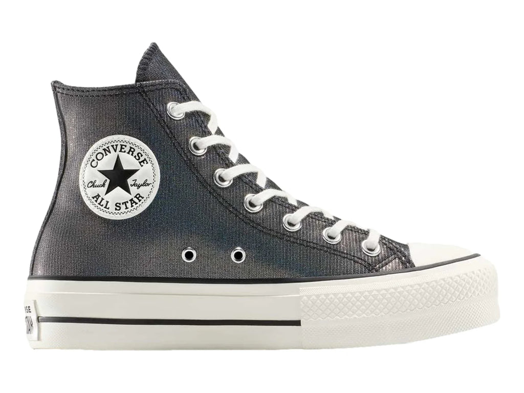 Tenis Converse CTAS Lift Platform Sparkle Negro para Mujer