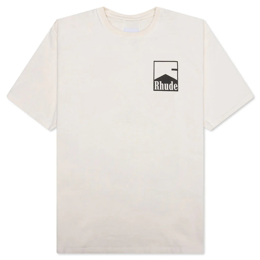 Rhude Chevron Tee Vintage White