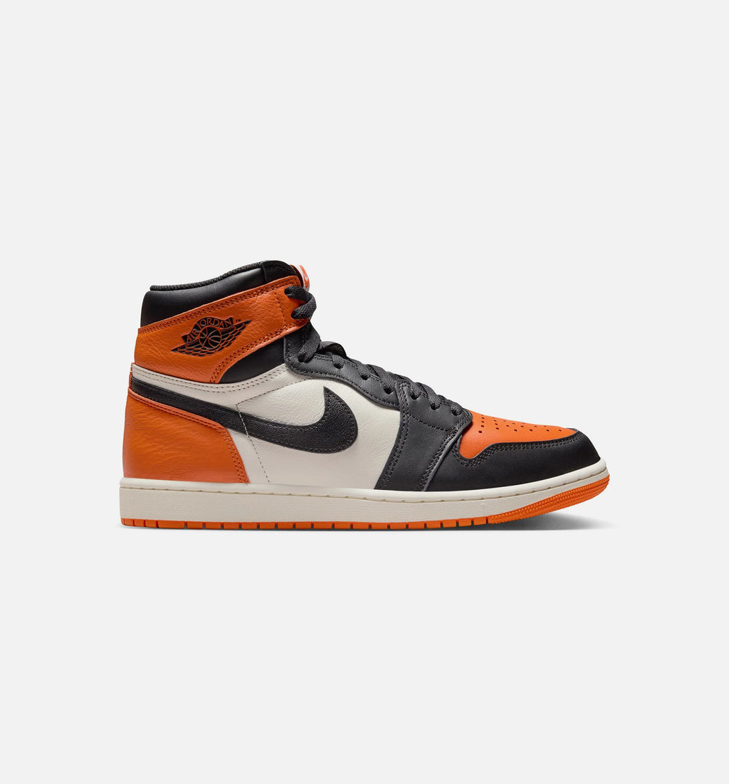 Air Jordan 1 Retro High OG Shattered Backboard Mens Lifestyle Shoe Black Black Sail Starfish