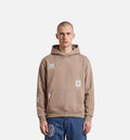 Flowers Mens Hoodie Brown